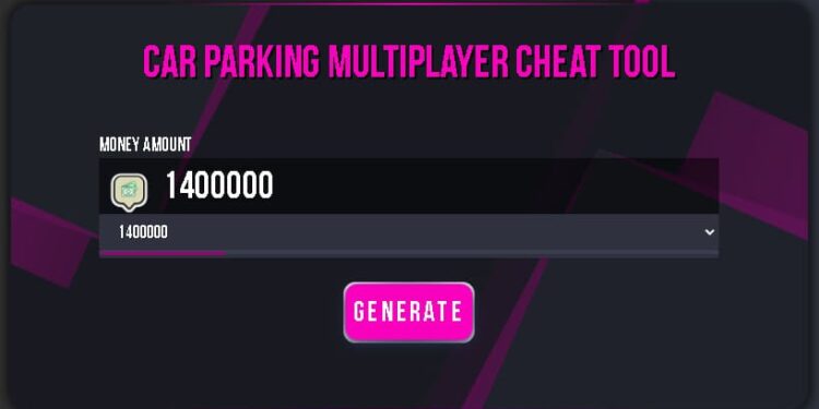 Car Parking Multiplayer cheat tool for unlimited money